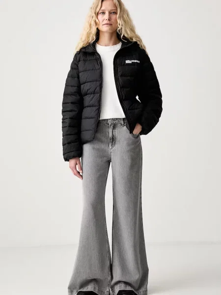 Karl Lagerfeld Jeans Geacă de iarnă negru