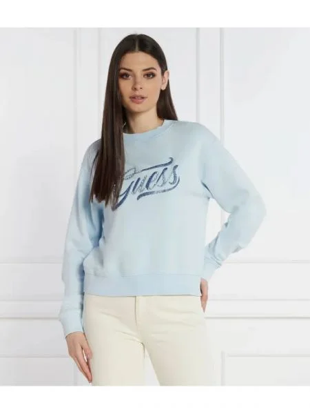 GUESS Hanorac albastru