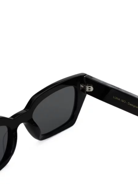 Ochelari de soare Messyweekend cu imprimeu geometric negru