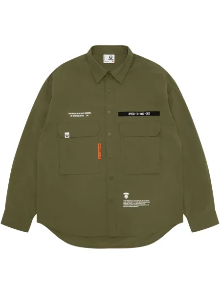 Cămașă Aape By A Bathing Ape cu imagine verde