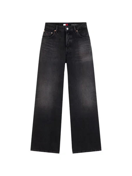 Blugi cu picior larg Tommy Hilfiger negru