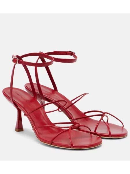 Sandale Christopher Esber din piele roșu