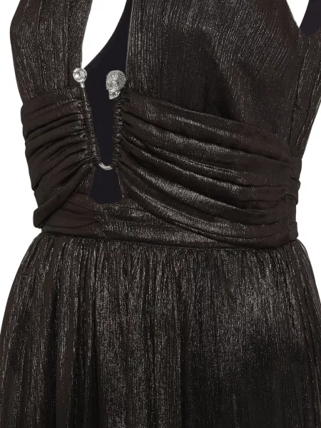 Šifonové šaty Philipp Plein černé