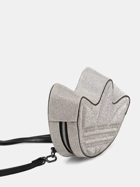 Torbica adidas Trefoil Rhinestone Srebrna