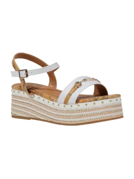Sandały Alviero Martini 1a Classe boho białe