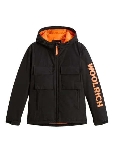Parka dziecięca Woolrich czarna