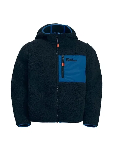 Jack Wolfskin Dětská mikina ICE CURL HOOD