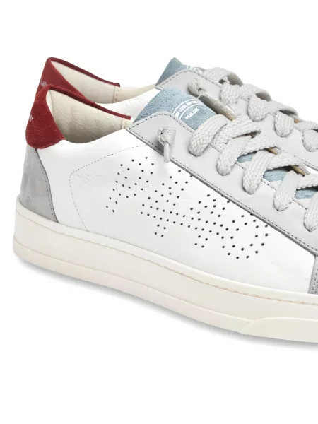 Sneakerși P448 cu autograf alb