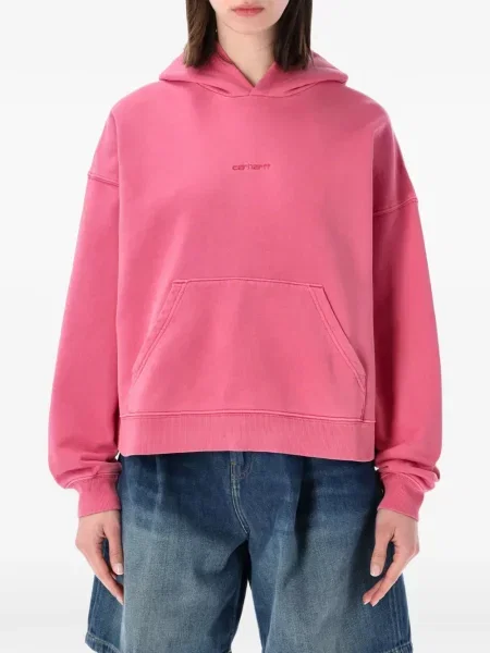 Hanorac cu glugă Carhartt Wip cu broderie roz