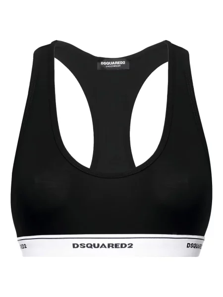 Sutien Dsquared2 cu autograf negru