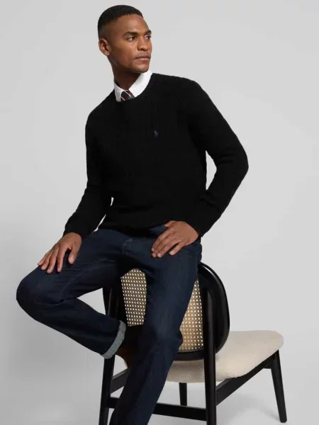Polo Ralph Lauren sweter wełniany czarny