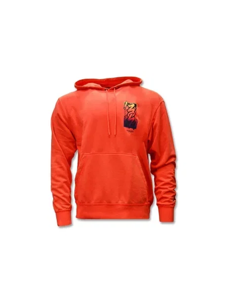 Fleecová mikina s kapucňou Nike červená