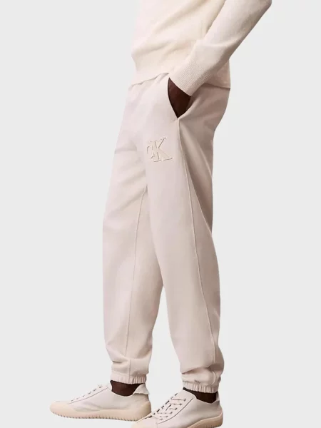Штани Calvin Klein Jeans білі