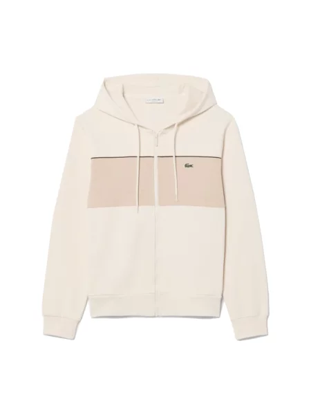 Bluza z kapturem Lacoste z kapturem beżowa