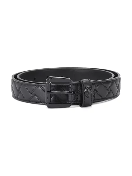 Kurt Geiger London curea de piele Kensington negru