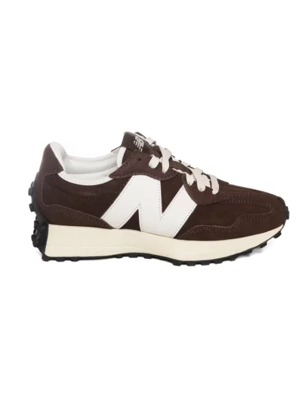 Sneakersy New Balance 327 zamszowe brązowe