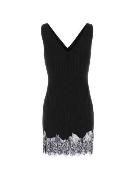 Rochie mini The Andamane din dantelă negru