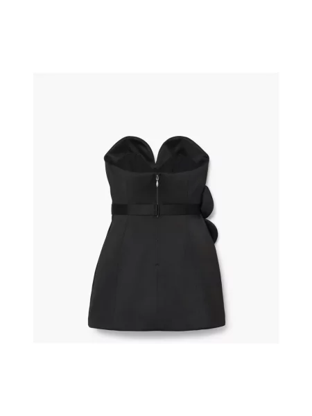 Satynowa sukienka Marc Jacobs czarna