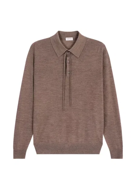 Tricou Fursac de lână maro