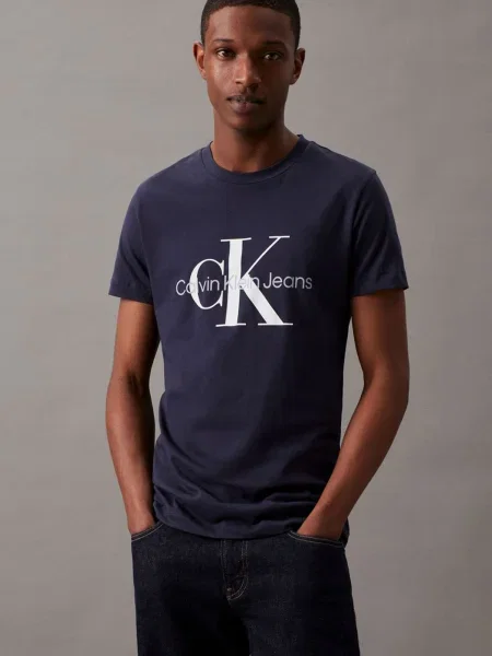 Calvin Klein Jeans Póló CORE MONOLOGO szürke