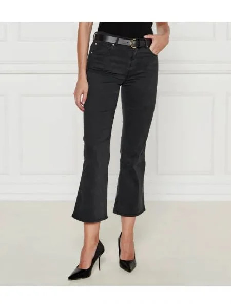 Pinko Blugi Britney | flare fit negru