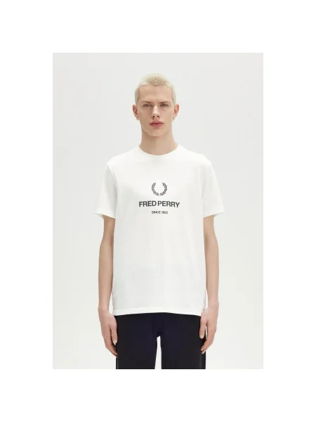 Tricou Fred Perry alb