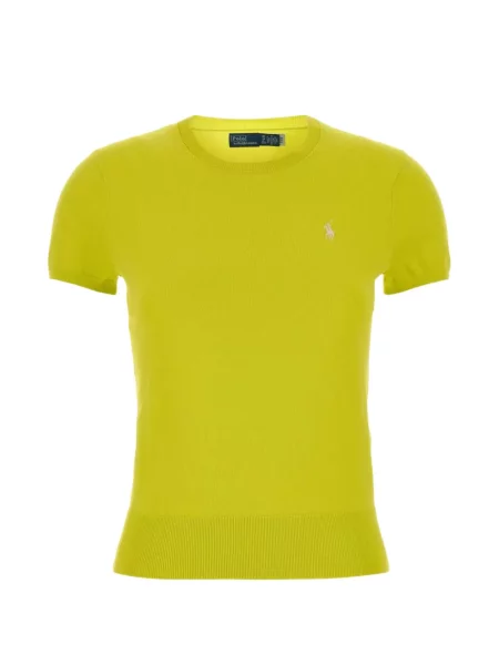 Koszulka Polo Ralph Lauren z autografem niebieska