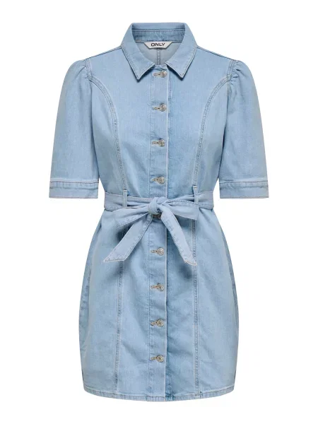 ONLY Dolga srajca ONLVIBBE moder denim