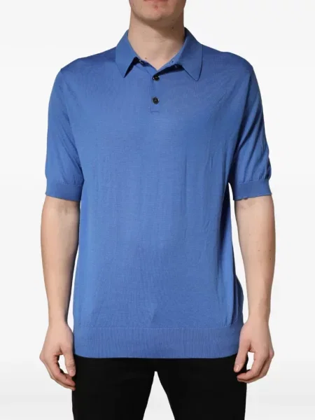 Polo Dolce & Gabbana κασμίρ μπλε