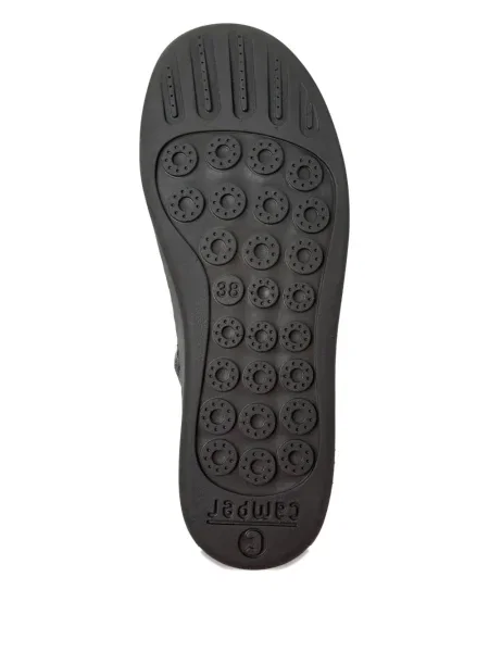 Sneakerși Camper cu șireturi din dantelă gri