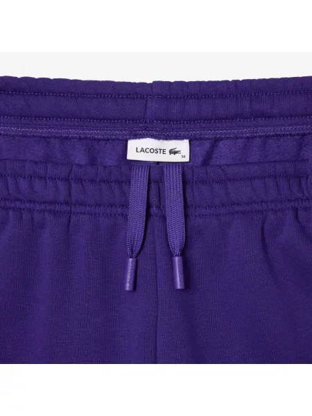 Lacoste Spodnie Dresowe Cotton Jogger fioletowe