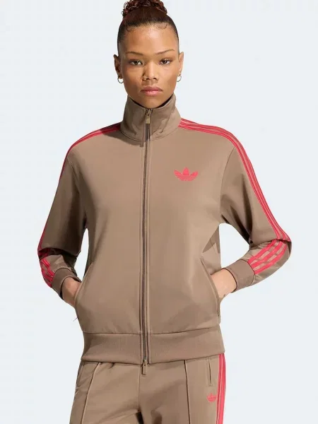 Adidas Originals hanorac cu pentru femei Firebird bej