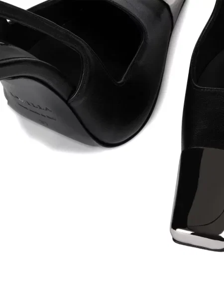 Pantofi cu toc Le Silla slingback negru