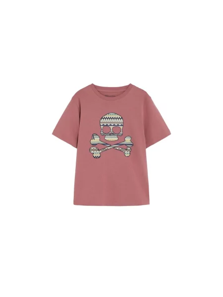 Scalpers Tricou burgundy roșu