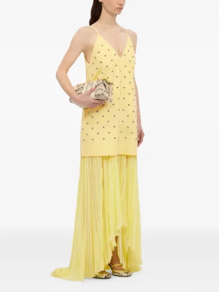 Rochie maxi Msgm cu tepi galben