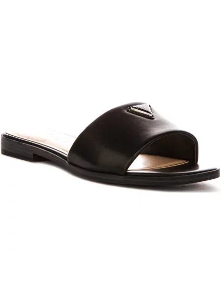 Klapki Guess z logo czarne