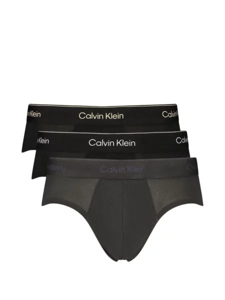 Chiloți multipac Calvin Klein cu autograf negru