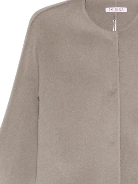 Jednořadý kabát Liska šedý