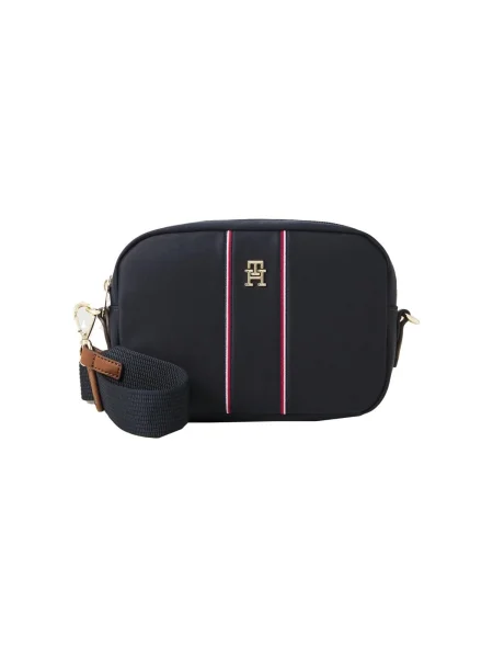 TOMMY HILFIGER Taška cez rameno námornícka / červená / biela modrá