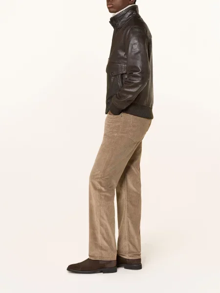 Belstaff Manšestrové Kalhoty Trentham Regular Fit dsttp dusty taupe