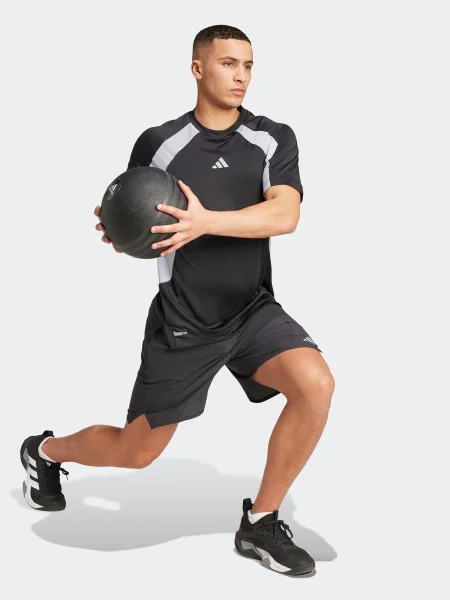 ADIDAS PERFORMANCE Tricou funcțional TECH APP gri deschis negru