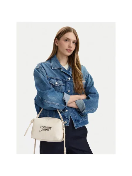 Torebka Tommy Jeans beżowa