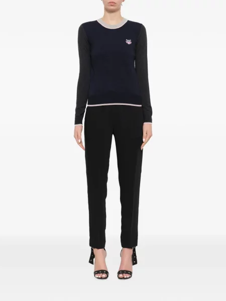 Pulover Kenzo cu dungi de tigru albastru