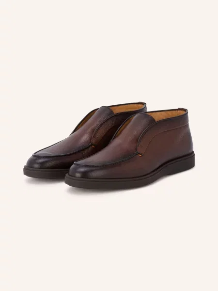 Santoni Mokasíny Dragon hnědá