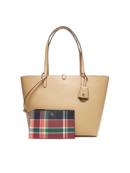 LAUREN RALPH LAUREN Дамска чанта бежов