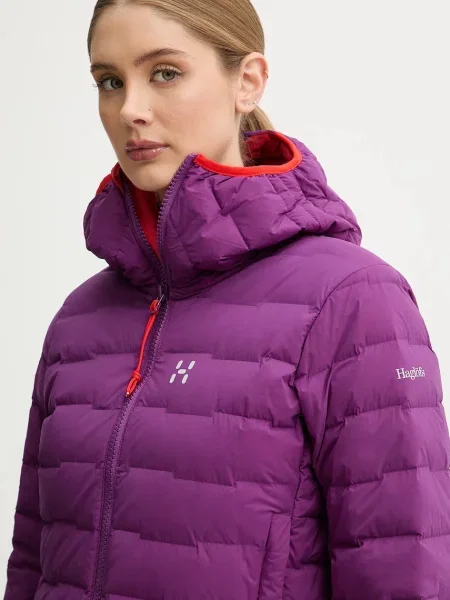 Пуховик Haglofs фиолетовый