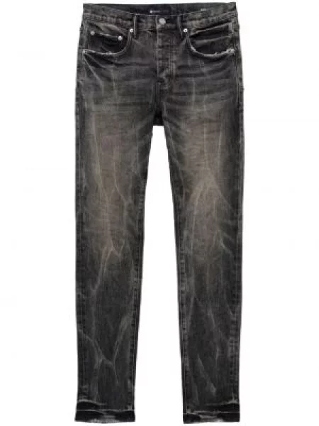 Skinny fit traperice Purple Brand niski struk crna