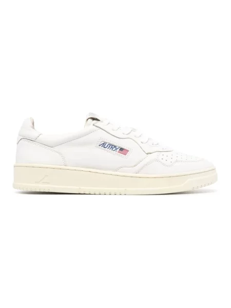 Sneakersy Autry skórzane białe