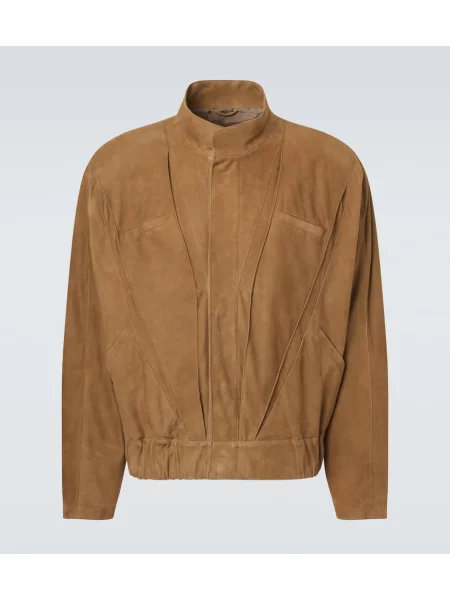 Jakna Giorgio Armani iz semiša bež