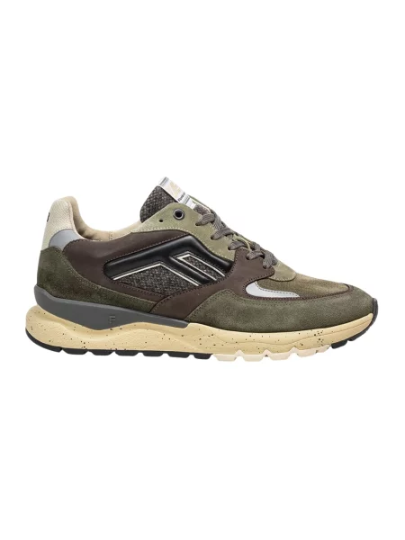 Sneakersy Floris Van Bommel skórzane zielone